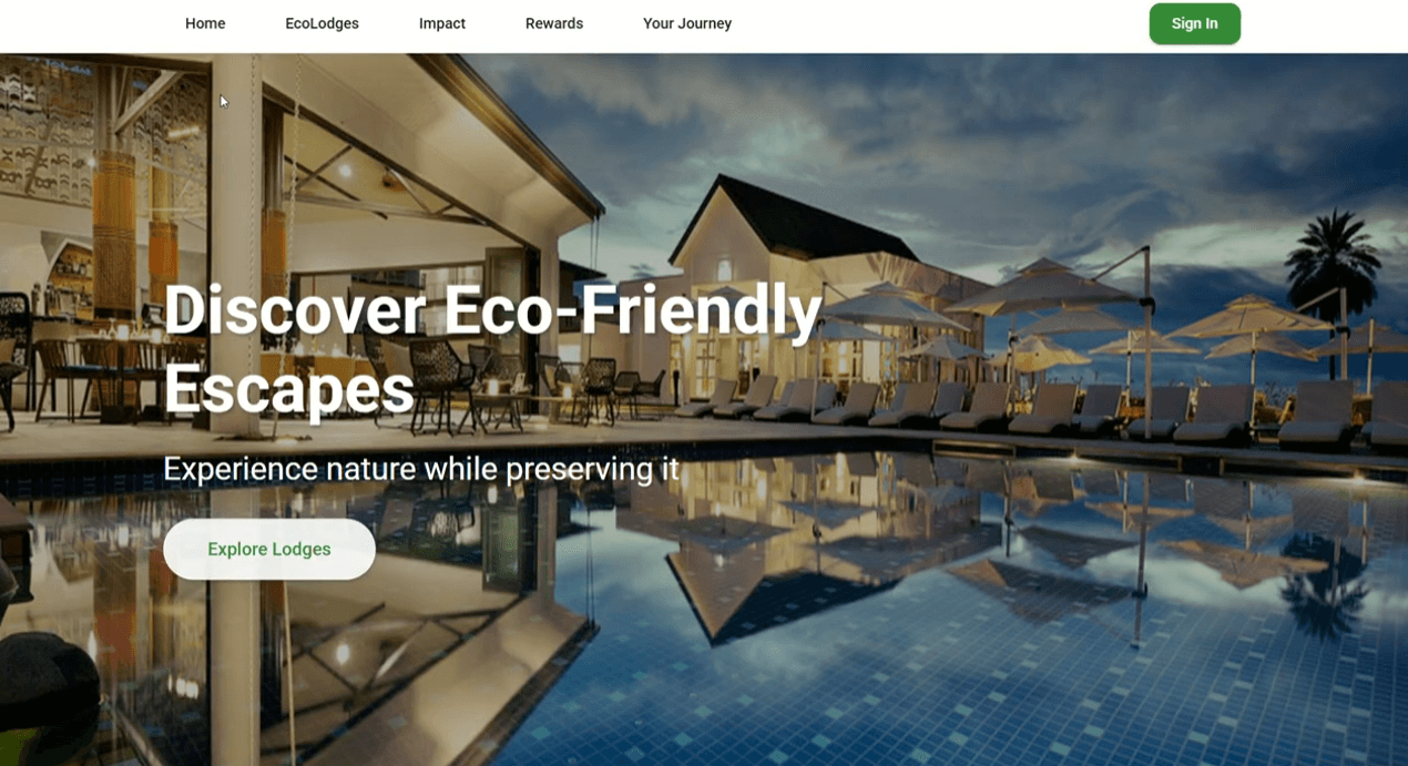 EcoTravel screenshot